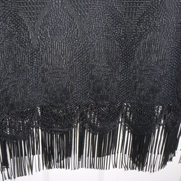 Mirrors- Women’s black lace mesh pullover dress - Picture 3 of 6